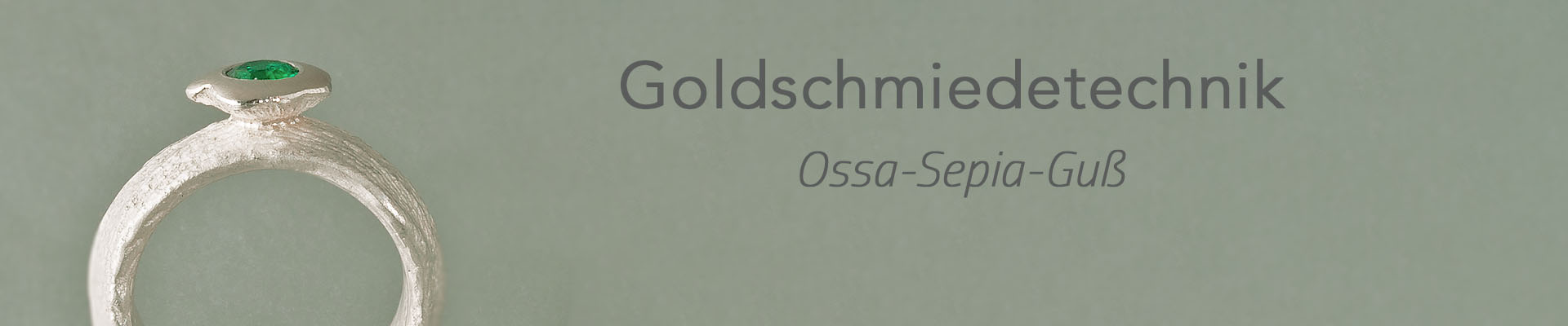Silberschmuck Goldschmiedearbeit Werkstatt Handwerk 