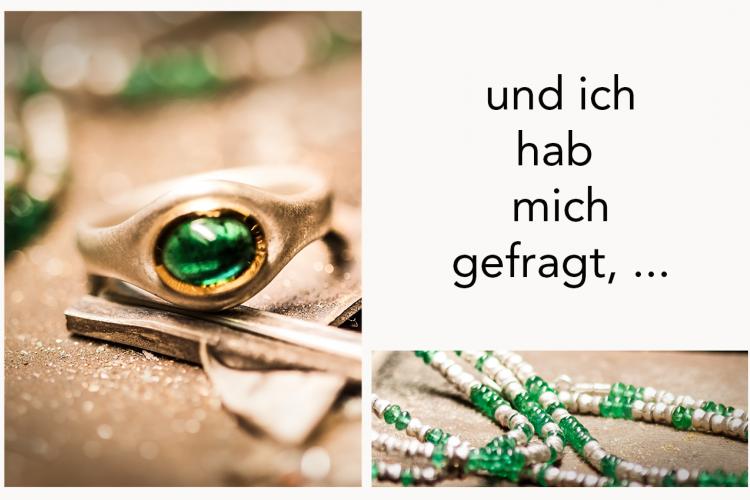 Halsschmuck Armschmuck Smaragdschmuck Smaragdring Silberring 