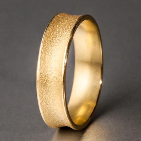 Geschmorter Herren Gold Ring