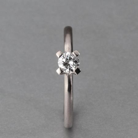 Weißgold Verlobungsring Antragsring Brillantring Vorsteckring
