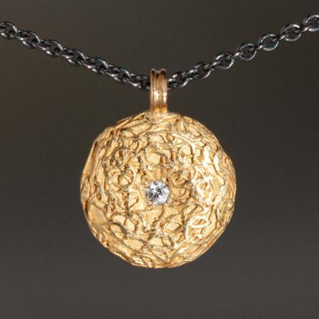 Anhänger Gold Brillant matt 