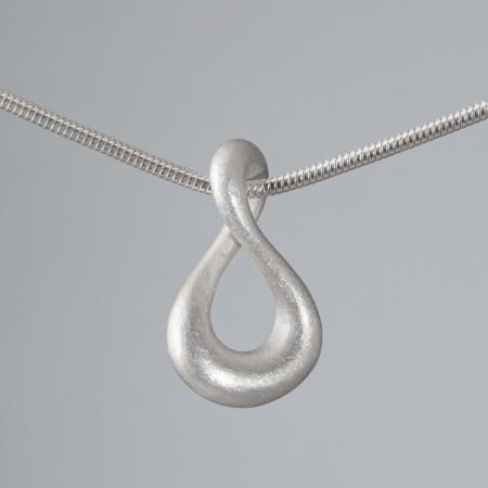 Anhänger Silber matt 
