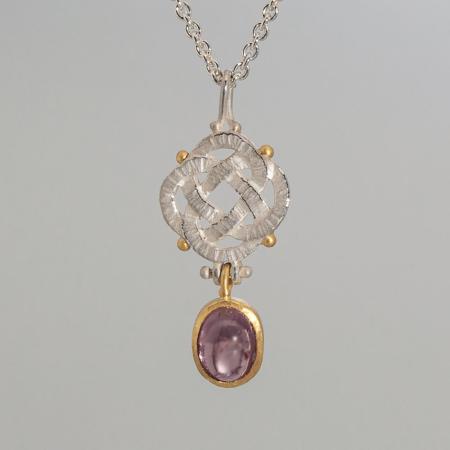Schmuckanhänger keltischer knoten - handgemachter Kettenanhänger - Keltischer Schmuck aus Silber - Keltischer Knoten Symbol
