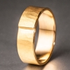 besonderer Gold Ring mit Hammerschlag