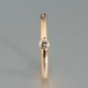 Feiner Goldring mit Brillant für Frauen, Goldschmiedeschmuck, Onlineshop für handgefertigten Schmuck, Brillantschmuck