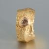 Schmuckring aus Gold mit Diamant, Einzelstück, handgefertigter Goldring, Onlineshop für Unikat-Schmuck