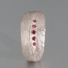 Sepiaguss Silberring mit Brillanten - Unikat-Ring online bestellen 