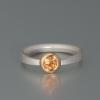 Geschenkidee für Frauen - Schmuck, besonderer Schmuckring aus Silber und Gold, hochwertiger Schmuck vom Goldschmied