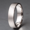 Platin matt Ring schlicht 