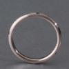 Weißgold-Ring mit dünner Ringschiene