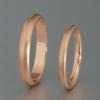 Rotgold Trauringe handgefertigt, Goldschmiede-Schmuck, Trauringe nach Wunsch anfertigen, Trauringe vom Goldschmied, Eheringe aus Rotgold, Schöne Trauringe, Schlichte Trauringe mit mattierter Oberfläche