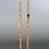 echte Halskette-Gold für Damen, 21 kt Gold, Schwarz - Gold, Unikat Halskette, echte Halskette Gold online kaufen