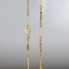 Echt Gold-Collier, Gold-Collier mit blauen Steinen, Fayence, Goldkette massiv, 21 Karat, echte Goldketten für Damen online bestellen