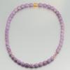 Violette Halskette - Phosphosederit, Damen Halskette aus violetten Edelsteinen, eleganter Schmuck für Frauen, Schönes Edelstein Collier modern