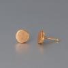 Ohrringe aus Roségold, Ohrstecker aus Rotgold, Ohrringe zum stecken, Ohrringe ohne Stein, handgearbeitete Ohrringe, Schmuck aus der Goldschmiede, Schmuck aus dem Allgäu