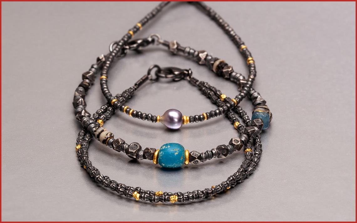 Pirula-Armschmuck - Armbänder aus Silber mit Edelsteinen und Perlen